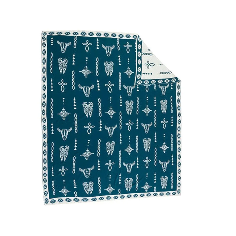 Myra Desert Mystic Bandana Throw Blanket