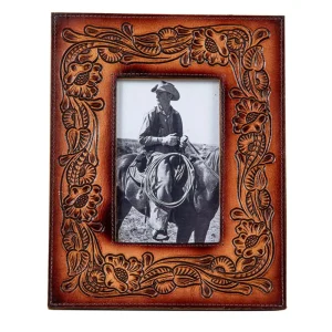 Myra This Moment in Time Hand-Tooled Photo Frame 4x6