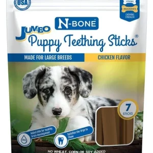 N-Bone Jumbo Puppy Teething Sticks Chicken Flavor