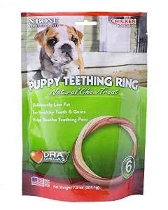 N-Bone Puppy Teething Ring Chicken Flavor 6 PackN-Bone {L+1x} 575017 - Image 2