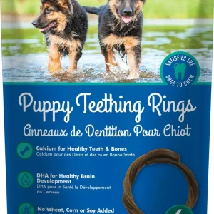 N-Bone Puppy Teething Rings Salmon Flavor 6 pack