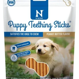N-Bone Puppy Teething Sticks Peanut Butter Flavor