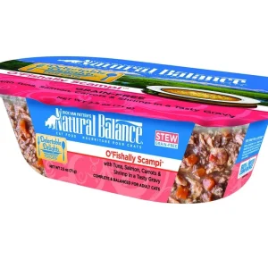 Natural Balance Delectable Delights Wet Cat Food - O'Fishally Scampi Stew, 2.5 oz each, Case of 12