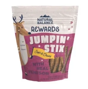 Natural Balance L.I.T. Limited Ingredient Treats Jumpin' Stix Venison & Sweet Potato Formula Dog Treats