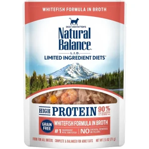 Natural Balance LargeI.D. High Protein Wet Cat Food - Whitefish, 2.5 oz, 24 ct