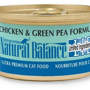 Natural Balance LargeI.D. Limited Ingredient Grain-Free Wet Cat Food - Chicken & Green Pea, 5.5 oz each, Case of 24