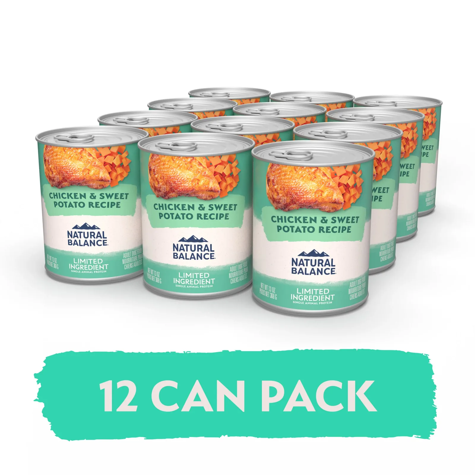 Natural Balance Limited Ingredient Wet Dog Food, Chicken & Sweet Potato Recipe, 13 oz. - Image 2