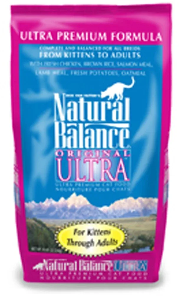 Natural Balance Original Ultra Premium Dry Cat Food - Chicken Meal & Salmon Meal, 6 lb