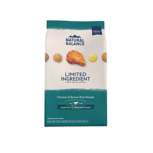 Natural Balance Pet Foods L.I.D. Adult Dry Dog Food Chicken & Brown Rice 12lb - Image 2