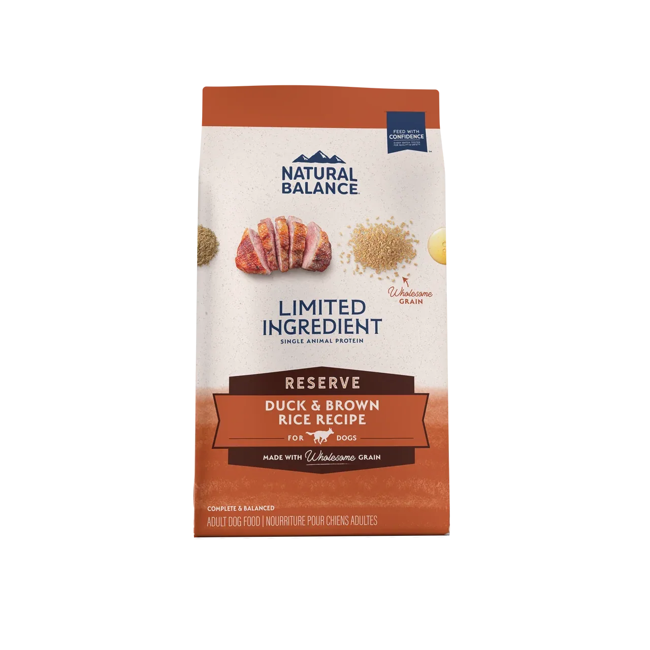 Natural Balance Pet Foods L.I.D. Adult Dry Dog Food Duck & Brown Rice 12lb