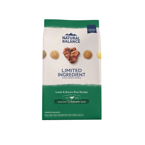 Natural Balance Pet Foods L.I.D. Adult Dry Dog Food Lamb & Brown Rice 12lb - Image 2