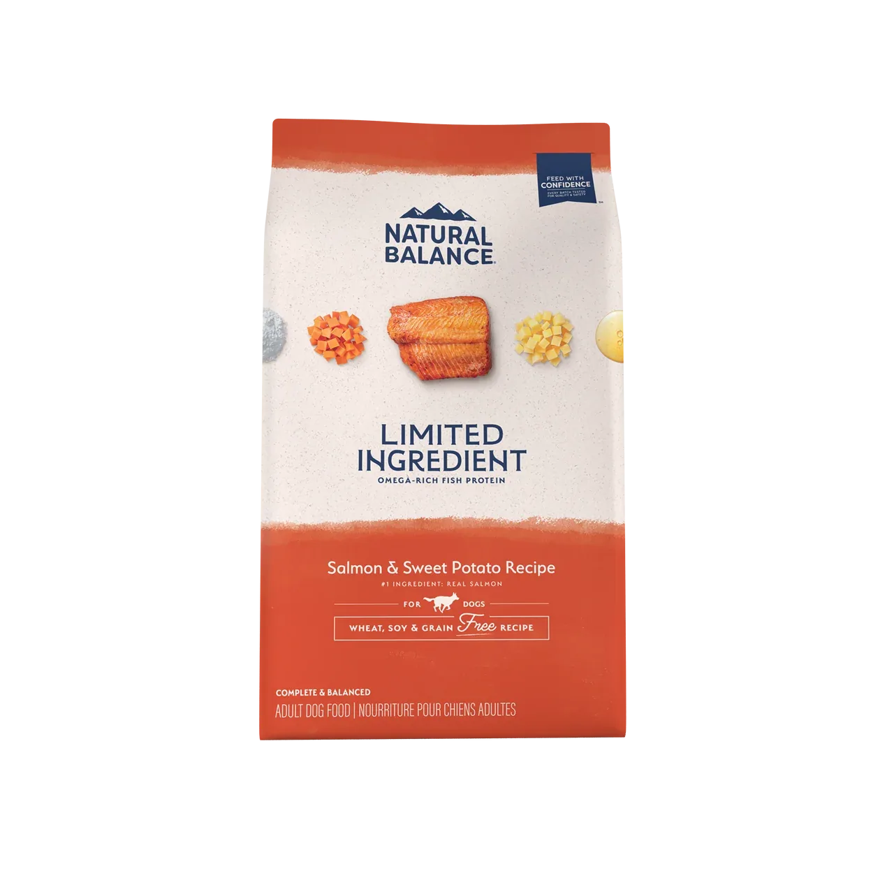 Natural Balance Pet Foods L.I.D. Adult Dry Dog Food Salmon & Sweet Potato 12lb