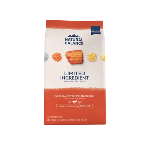 Natural Balance Pet Foods L.I.D. Adult Dry Dog Food Salmon & Sweet Potato 24lb - Image 2
