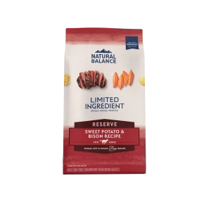 Natural Balance Pet Foods L.I.D. Adult Dry Dog Food Sweet Potato & Bison 4lb