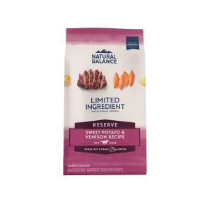 Natural Balance Pet Foods L.I.D. Adult Dry Dog Food Sweet Potato & Venison 4lb