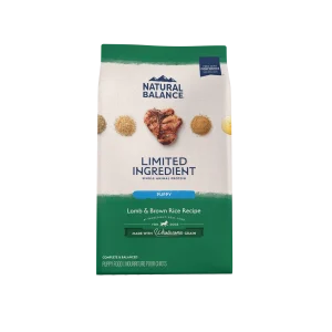Natural Balance Pet Foods L.I.D. Puppy Dry Dog Food Lamb & Brown Rice 12lb