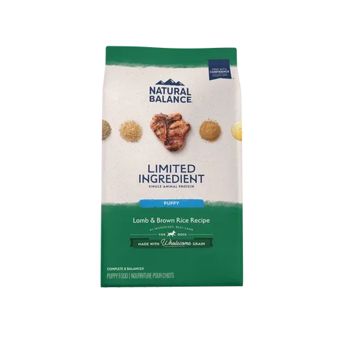 Natural Balance Pet Foods L.I.D. Puppy Dry Dog Food Lamb & Brown Rice 12lb - Image 2