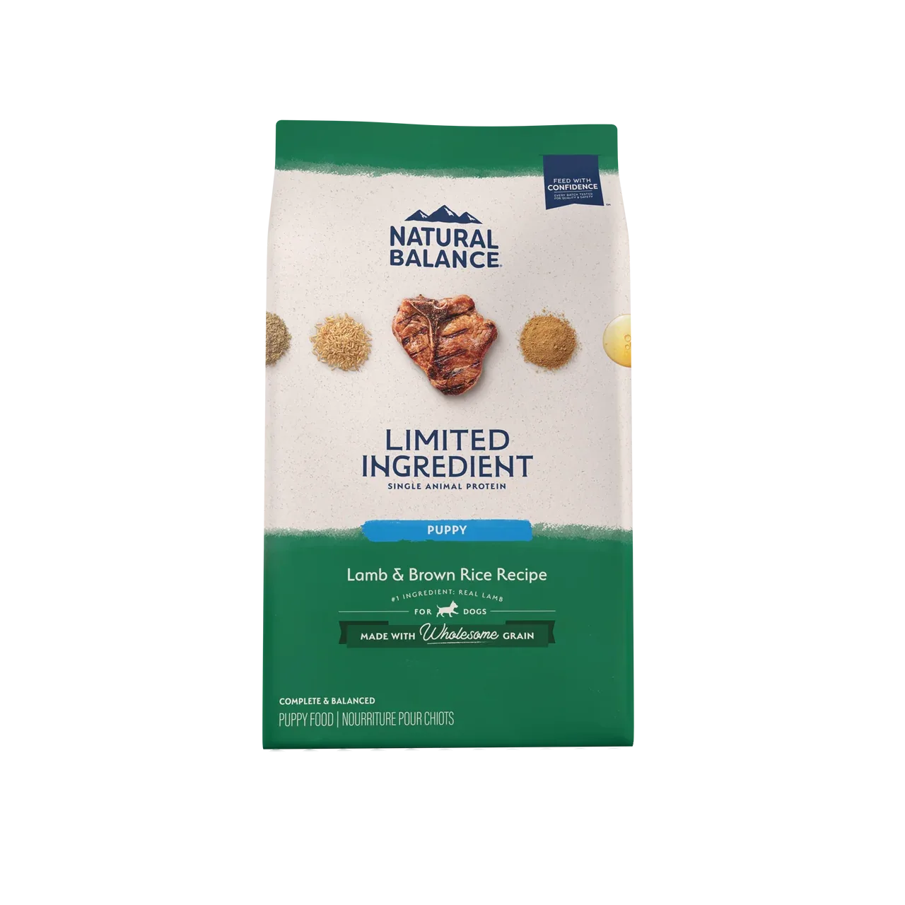 Natural Balance Pet Foods L.I.D. Puppy Dry Dog Food Lamb & Brown Rice 24lb