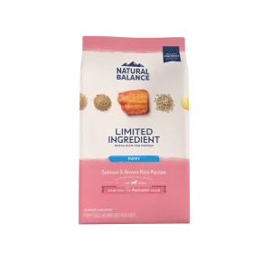 Natural Balance Pet Foods L.I.D. Puppy Dry Dog Food Salmon & Brown Rice 24lb