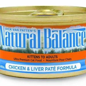 Natural Balance Pet Foods Original Ultra Canned Cat Food Chicken & Liver, 5.5 oz