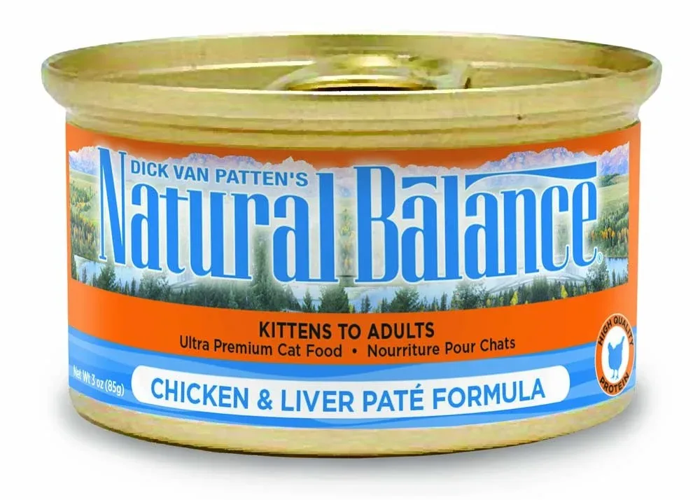 Natural Balance Pet Foods Original Ultra Canned Cat Food Chicken & Liver, 5.5 oz