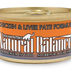 Natural Balance Ultra Premium Wet Cat Food - Chicken & Liver Pate, 3 oz each, Case of 24