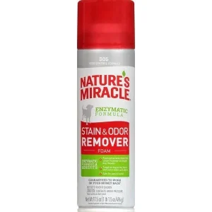 Nature s Miracle Dog Stain and Odor Remover 17.5 oz Foam Aerosol