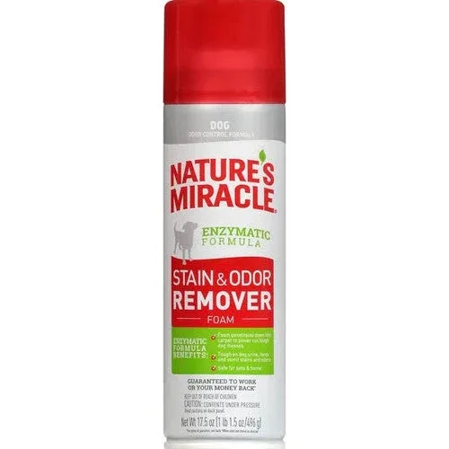 Nature s Miracle Dog Stain and Odor Remover 17.5 oz Foam Aerosol - Image 2