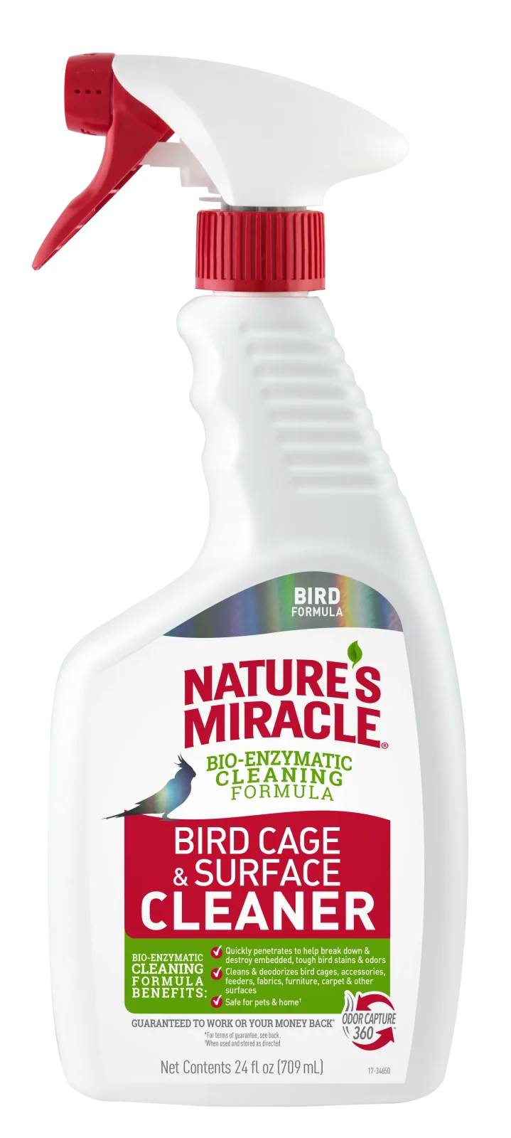 Nature's Miracle Bird Cage & Surface Cleaner w/Trigger 24 oz