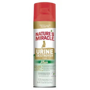 Nature's Miracle Cat Urine Destroyer Plus Foam Aerosol 17.5 oz