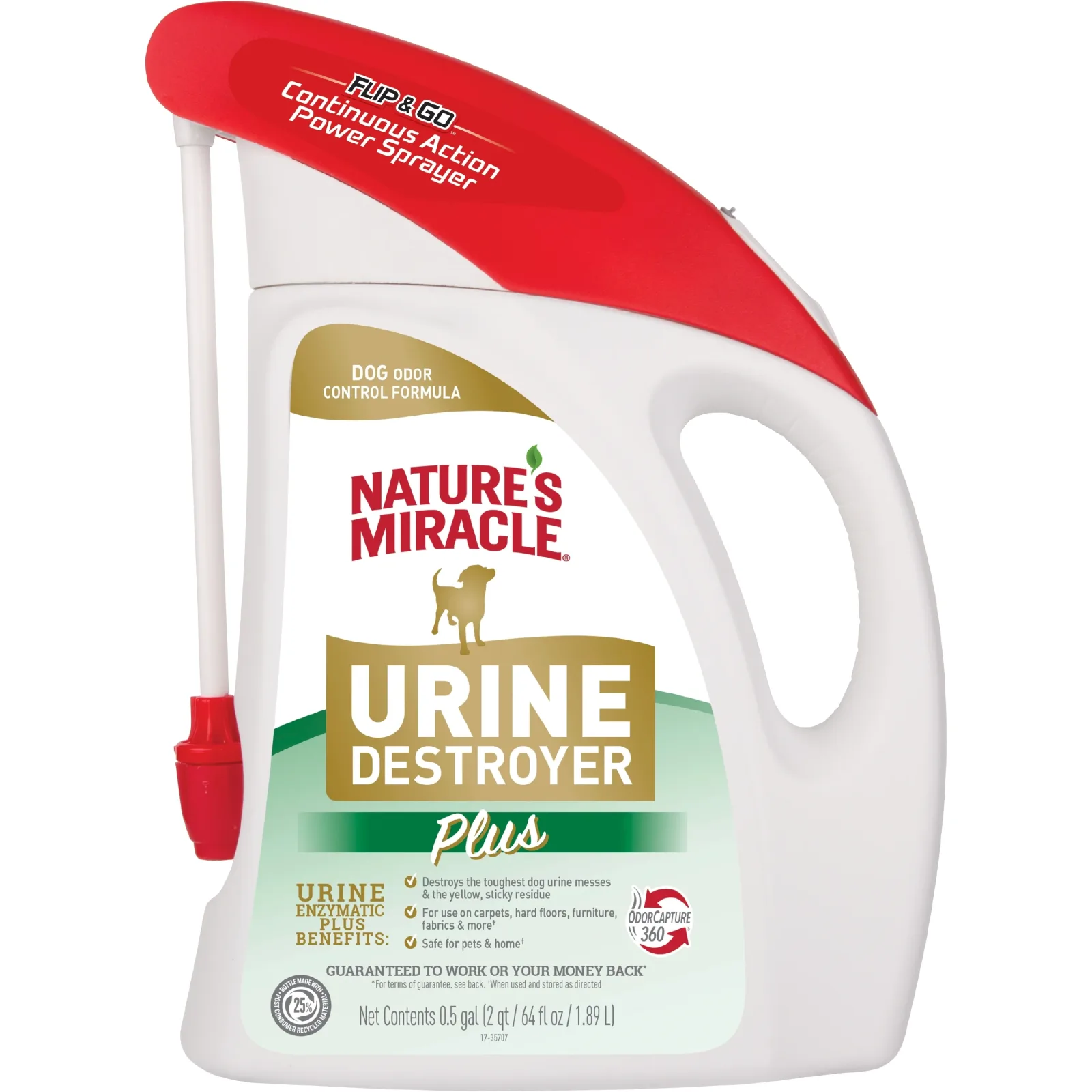 Nature's Miracle Dog Urine Destroyer Plus AccuShot 64 oz