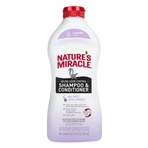 Nature's Miracle Skunk Odor Control Shampoo and Conditioner Lavender 32oz