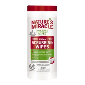 Nature's Miracle Small Animal Cage Scrubbing Wipes 30 ct