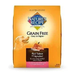 Nature's Recipe Grain Free Salmon Dog 12 lb. {L-1}799054
