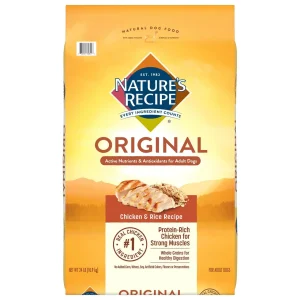 Nature's Recipe Original Chicken & Rice Dog Food 24 lb