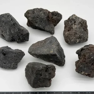 NATURE'S ROCKS BLACK LAVA ROCK, 3-7", 5 LB