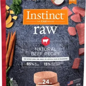Nature's Variety Instinct 85/15 Raw All Natural Beef Recipe for Dogs Patties 6lb SD-5 {L-1 R }699899