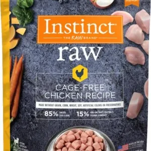 Nature's Variety Instinct 85/15 Raw Cage Free Chicken Recipe for Dogs Bites 3lb SD-5 {L-1}699902
