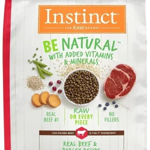 Nature's Variety Instinct Be Natural Beef & Barley Recipe Dry Dog Food-25-lb-{L+1}