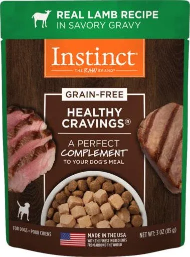 Nature's Variety Instinct Healthy Cravings Pouches Dog - Lamb 24/3 Oz {L-1} 699788 - Image 2