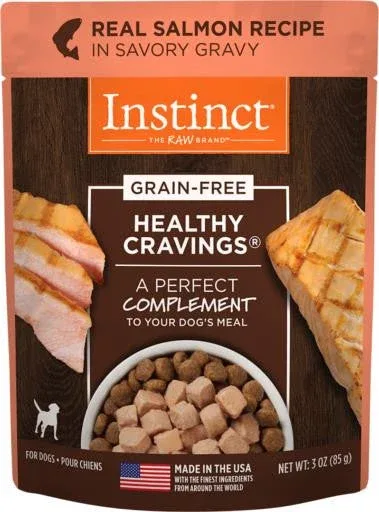 Nature's Variety Instinct Healthy Cravings Pouches Dog - Salmon 24/3 Oz {L+1} 699789 - Image 2
