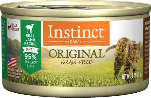Nature's Variety Instinct Lamb Formula Feline 24/3 Oz {L-1} 699554