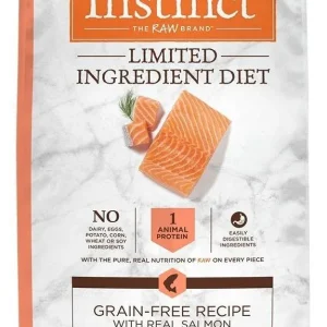 Nature's Variety Instinct Limited Ingredient Adult Diet Grain Free Real Salmon Recipe Natural Dry Dog Food-20-lb-{L+1}