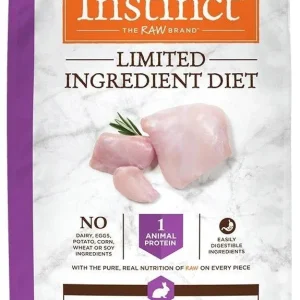 Nature's Variety Instinct Limited Ingredient Diet Adult Grain Free Recipe With Real Rabbit Natural Dry Cat Food-4.5/ 4 lb-{L+1}