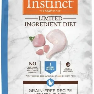 Nature's Variety Instinct Limited Ingredient Diet Adult Grain Free Recipe With Real Turkey Natural Dry Cat Food-11-lb-{L-1}