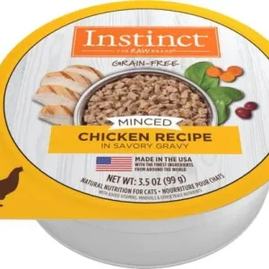 Nature's Variety Instinct Minced Cups Cat Chicken 12/3.5 Oz {L-1} 699836