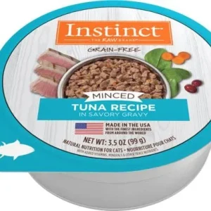 Nature's Variety Instinct Minced Cups Cat Tuna 12/3.5 Oz {L-1} 699839