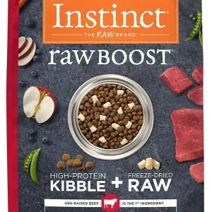 Nature's Variety Instinct Raw Boost Grain Free Recipe With Real Beef Natural Dry Dog Food-20-lb-{L+1}