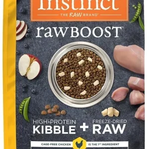 Nature's Variety Instinct Raw Boost Grain Free Recipe With Real Chicken Natural Dry Cat Food-4/ 5-lb-{L+1}