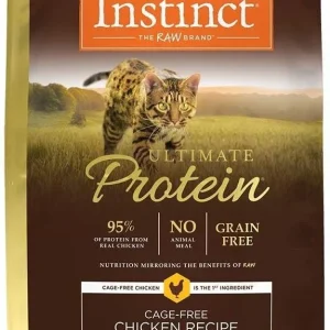 Nature's Variety Instinct Ultimate Protein Adult Grain Free Cage Free Chicken Recipe Natural Dry Cat Food 4/ 4 lb-{L+1}